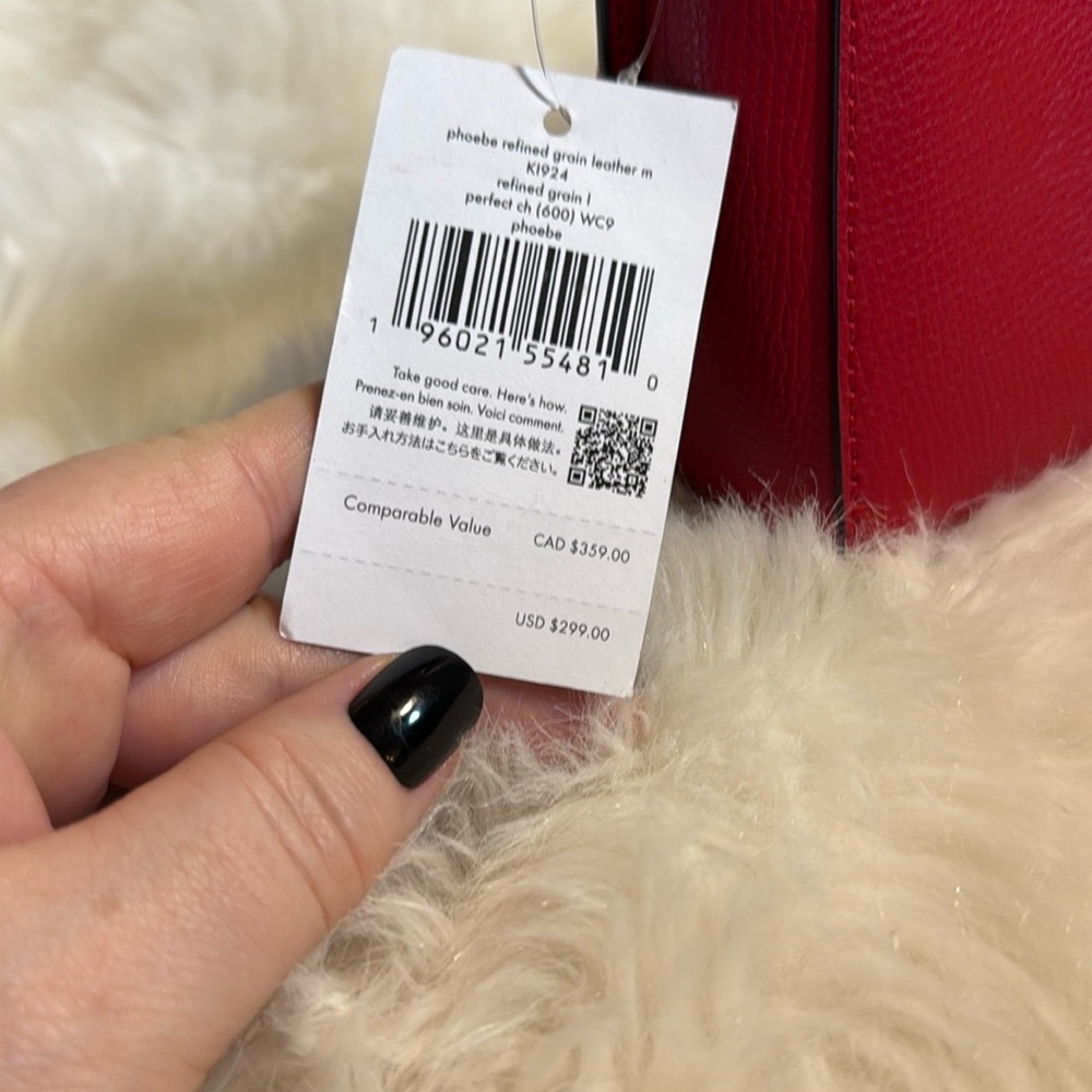 Kate Spade Red Mini Bag with Sleek Design - Picture 14 of 15